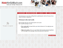 Tablet Screenshot of ihatehimsomuch.com
